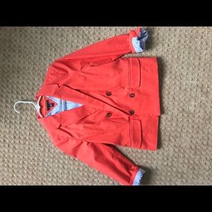 T.H. Orange with white/blue lining Blazer